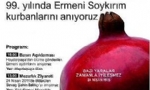 Ermeni Soykırımı’nın 99. yılında İstanbul’da üç gün boyunca çeşitli etkinlikler düzenlenecek