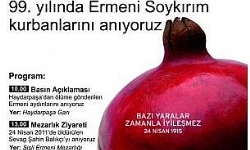 Ermeni Soykırımı’nın 99. yılında İstanbul’da üç gün boyunca çeşitli etkinlikler düzenlenecek