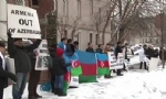 Ermenistan’ın Washington Büyükelçiliği Önünde Hocalı Protestosu