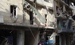 Halep`teki Ermeni Mahallesine Roketli Saldırı