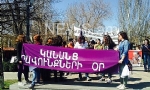 Ermeni Feministler Hukuken Eşitlik Talep Ediyor-Erivan’da Yürüyüş 