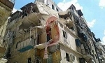 Halep`teki Nor Gyuğ Ermeni Mahallesi Bombardman Altında