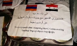 Ermenistan`dan Halep`e İnsani Yardım Desteği