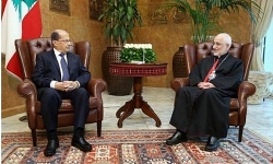 Lübnan Cumhurbaşkanı, Kilikya Katolik Ermenileri Katolikos Patriği’ni Kabul Etti