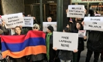 Ermeniler, Belarus`un Washington Ve New York`taki Konsoloslukları Önünde Protesto Eylemi Düzenledi
