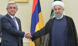 ​Serj Sarkisyan Hasan Ruhani ile bir araya geldi