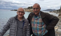 Taner Akçam Sevan Nişanyan’ı ziyaret etti