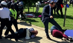 ABD`de Erdoğan`ın korumalarının protestoculara saldırısına katılan iki kişiye hapis cezası