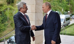 Putin’den Sarkisyan’a tebrik mesajı