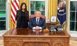 Kim Kardashian ve Trump buluştu
