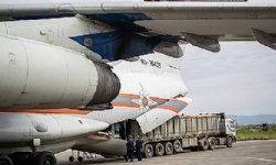 ​Rus uçakları Ermenistan’dan Suriye’ye 100 ton insani yardım götürdü