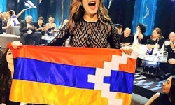 ​Eurovision`da Ermenistan`ın Dağlık Karabağ`ın sözde yönetim bayrağı açması üzerine inceleme