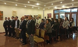 ​Çin’de Ermenistan Büyükelçiliği’nde Ermeni Soykırımı anıldı
