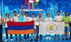 ​Uluslararası Metropol Şehirler Olimpiyatı`nda Ermeni öğrenciler 4 gümüş ve 3 bronz madalya kazandı