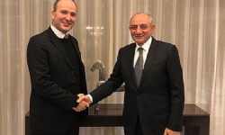 Karabağ Cumhurbaşkanı çalışma ziyareti için Belçika’da bulunuyor