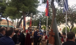 ​Yunanistan’ın Kalamata kentinde Ermeni Soykırımı kurbanlarına adanan Haçkar (Haç taşı) açıldı