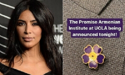 Kim Kardashian Ermeni Soykırımının sembolü olan Unutmabeni çiçeği resimli not paylaştı