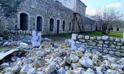 ​Karabağ`daki Amaras Manastırı`nda restorasyon çalışmaları devam ediyor