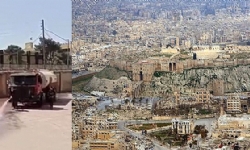 Ermeni uzmanlar Halep’te dezenfekte işlemleri gerçekleştiriyor