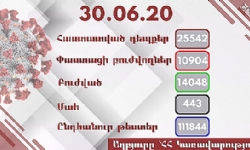 Ermenistan`da 1 günde 751 koronavirüs hastası iyileşti