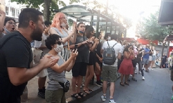 Şişli’de LGBTİ+ Bireye Saldıran Namlı Market Önünde Eylem