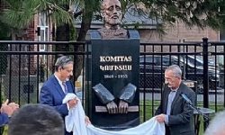 Statue of Komitas unveiled in Montreal