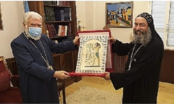 Ն.Ս.Օ.Տ.Տ. Արամ Ա. Կաթողիկոս Ընդունեց Ղպտի Համայնքի Առաջնորդը