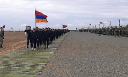 ​Ermeni askerler “Kafkasya-2020” askeri tatbikatında