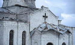 ​Azerbaycan Silahlı Kuvvetleri, Şuşi’nin sembolü olan tarihi Ermeni kilisesi bombalandı
