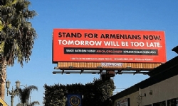 ​ABD`nin şehirlerinde Karabağ`ı tanıma çağrısını yapan panolar yerleştirildi