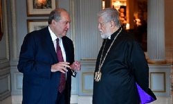 Նախագահ Սարգսեան Հեռախօսազրոյց Ունեցաւ Մեծի Տանն Կիլիկիոյ Արամ Ա. Վեհափառին Հետ