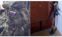 Azerbaycanlılar Rus Barış gücü askerlerinin üniformasıyla Karabağ’daki Ermeni köylerine giriyorlar