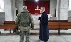 ​Primate of Artsakh Diocese visits Amaras Monastery