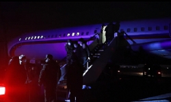 Five Armenian captives returning from Azerbaijan