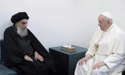 ​Papa Francesco, Irak`ta Şii lider Ayetullah El Sistani ile görüştü