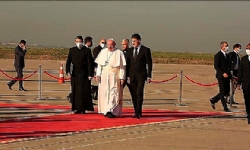​Irak ziyaretini sürdüren Papa Erbil`de