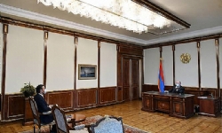 ​Ermenistan Cumhurbaşkanı ve Ombudsmanı ülkenin güneyinde güvenlik bölgesi oluşturma ihtimalini ele