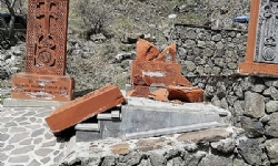 ​Cross stones vandalized in Armenia’s Nor Erznka