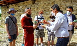 Aydın’a hafta sonu turist yağdı ABD`nin Teksas eyaletinden bir grup genç, İncil’de sözü geçen yerle