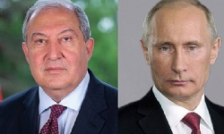 ​Ermenistan Cumhurbaşkanı Kazan trajedisinden dolayı Putin’e başsağlığı diledi