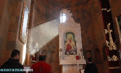 Armenian church commemorates St. John the Forerunner (the Baptist) and Bishop Atanagine
