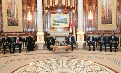 Ermeni Episkopos Dr. Avak Asaturyan, İKBY Başkanı Neçirvan Barzani ile bir araya geldi