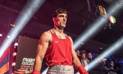 ​Tokyo Olimpiyat Oyunlarında Ermeni boksör Hovhannes Baçkov, yarı finale çıktı