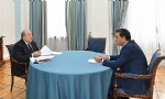 ​Cumhurbaşkanı Sarkisyan, Arman Tatoyan ile Ermenistan-Azerbaycan sınırındaki durumu görüştü