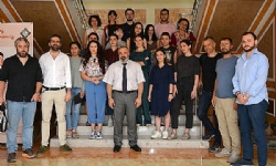 ​Karabağ Dışişleri Bakanı Syunik`te Ermeni ve yabancı gazetecilerle bir araya geldi
