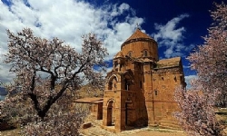 ​Annual Divine Liturgy held at Armenian Surb Khach Church on Akhtamar Island