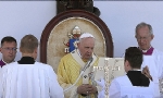 Katoliklerin ruhani lideri Papa Franciscus, Macaristan`da Efkaristiya Kongresinin kapanış ayinine ka