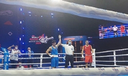 ​Ermeni boksör, Azerbaycanlı rakibini ezip geçti