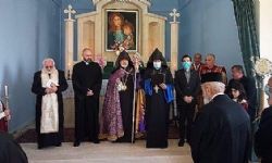 Պաշտօնական բացում եւ օրհնութիւն` Այնճարի գերեզմանատան վերանորոգեալ Ս. Եղիա-Ս. Թովմաս մատրան