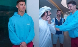 ​Ronaldo, BAE Başbakanı ile yaptığı görüşmeye Ermeni üretimi kapşönlü T-shirtle gitti